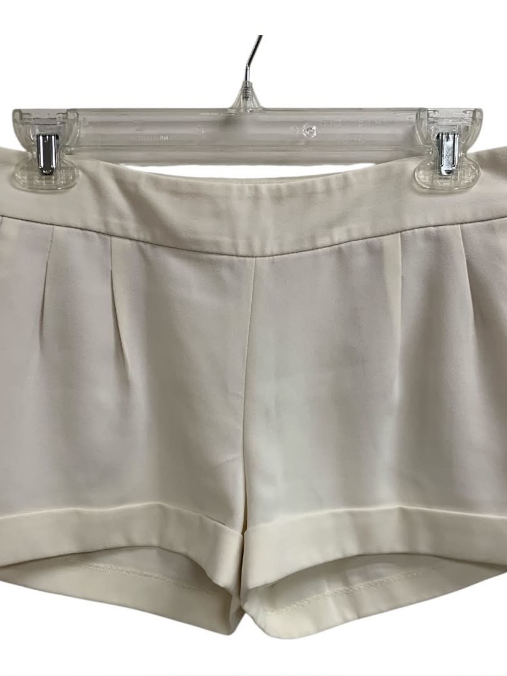 Express Cream High-Waist Dress Shorts Size S